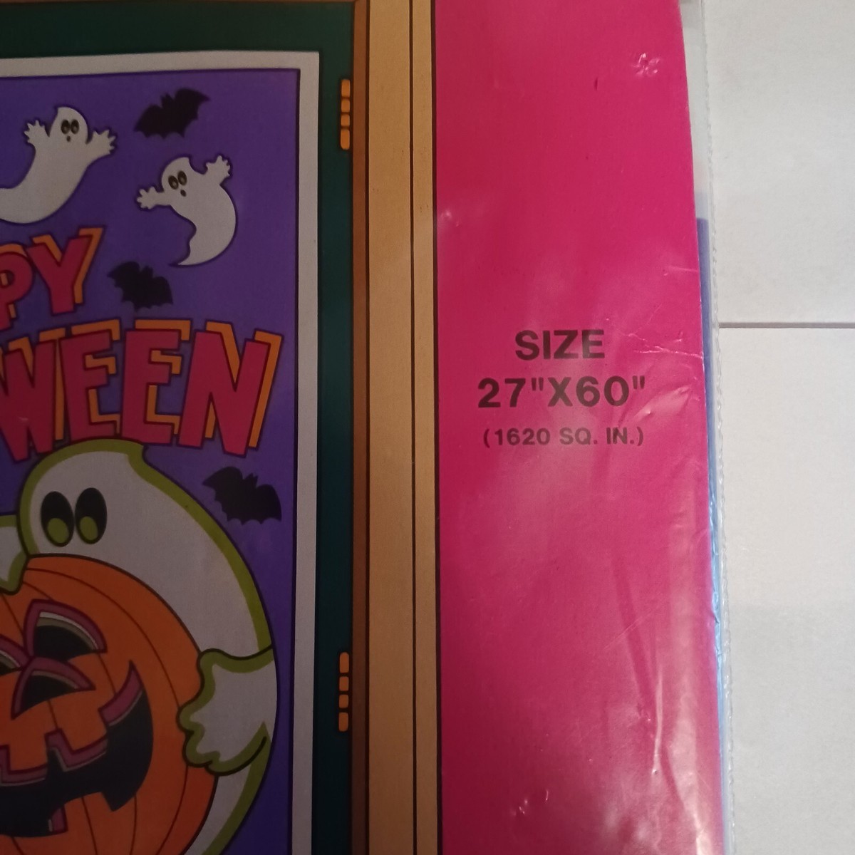 Housses de porte décoratives pour Halloween, motif citrouilles