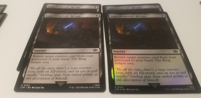 mtg cards like sam's desperate rescue 401 Games Canada Nazgul LOTR Support Cards! #lotr
