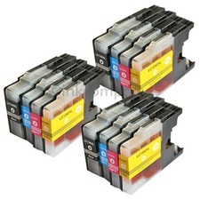 12 Tintenpatronen kompatibel zu Brother LC1240 XL DCP J525W J725DW J925DW MFC J4