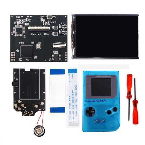 V5 Ultra OSD Menu Full Size RIPS Backlit LCD Kit W/Speaker+Shell Case For GB DMG - Afbeelding 45 van 46