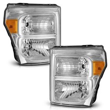 Weelmoto Pair Headlights For 2011-2016 Ford F250 F350 F450 F550 Super Duty