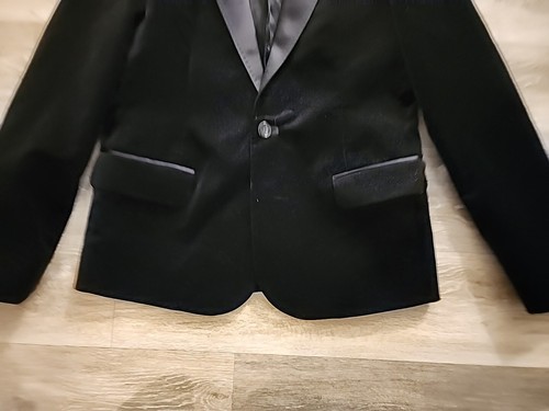 BLACK DOLCE & GABBANA Junior Boys Tuxedo Suit Jacket Cotton Blend D & G - Picture 6 of 11