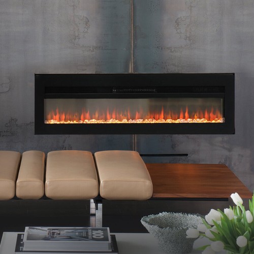 40/50/60/70/72/80/100 in LED Fireplace Electric Fire Insert/ Wall Mount / Stand - Picture 147 of 167