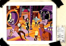 GUARDIANS OF THE GALAXY SCREEN PRINT "DOWNTOWN KNOWHERE" BY SHAG JOSH AGLE S/N