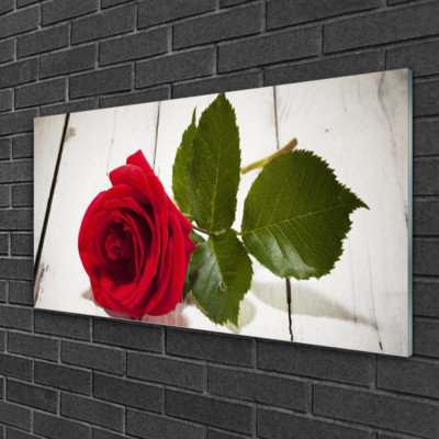 Tableau Décoratif Sur Verre Acrylique 'Roses' - 100x50 Cm - Marque Tulup - Moderne