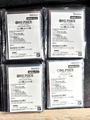 One Piece Official Sleeve Zoro Nami Luffy Law 10 Sleeves x 4