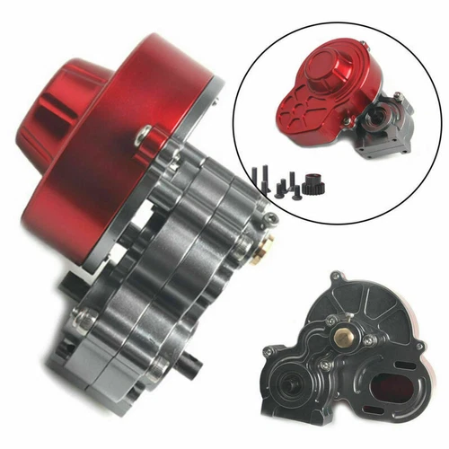Metal Transmission Gearbox +Gear Upgrade Parts For 1/10 Axial SCX10 RC Crawler