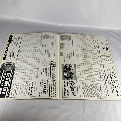 Original 1958 All Star Game MLB Baseball Ticket Memorial Stadium & Program - Picture 12 of 12