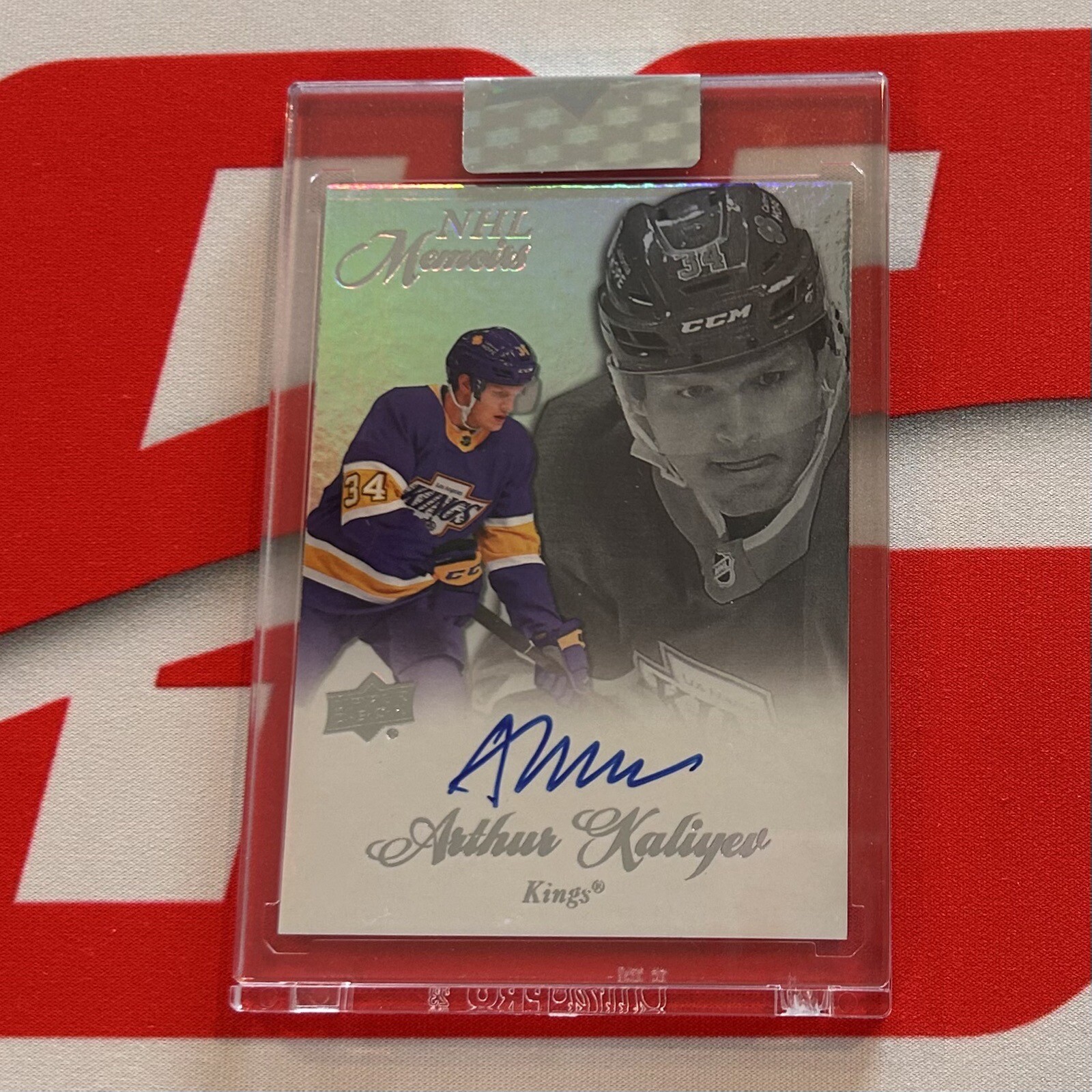 2020-21 Upper Deck Clear Cut NHL Memoirs Arthur Kaliyev #M-AK