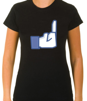 F*ck Emoji Funny Emote 3/4 Short Sleeve White Women's T-Shirt F441