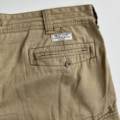 Polo Ralph Lauren Classic Fit Utility Cargo Shorts Uomo Taglia 42 Marrone Outdoor - Foto 5 di 8