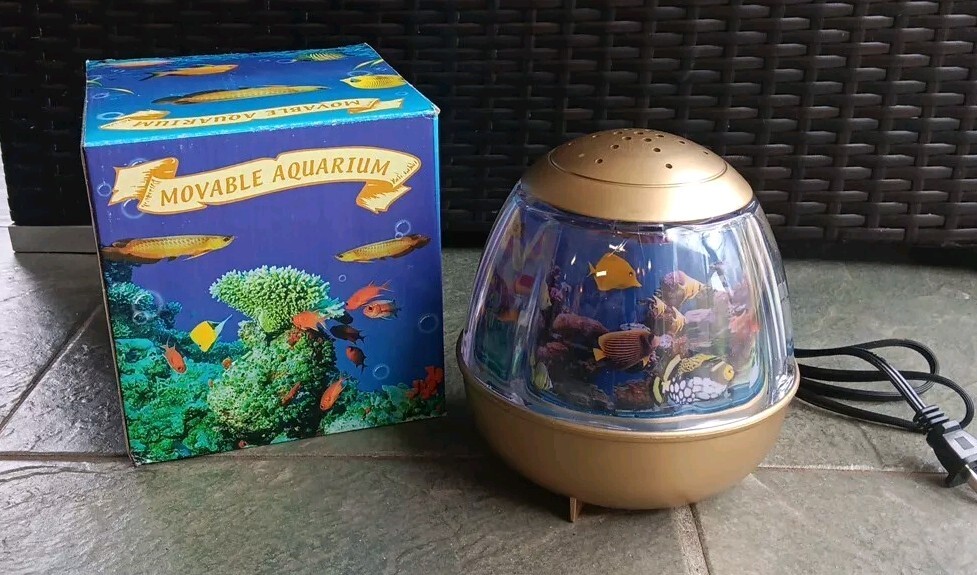 SOLT  WATER  FISH  モーションランプ　アクアリウム Rotating Motion Saltwater Fish Aquarium Night Light Brand