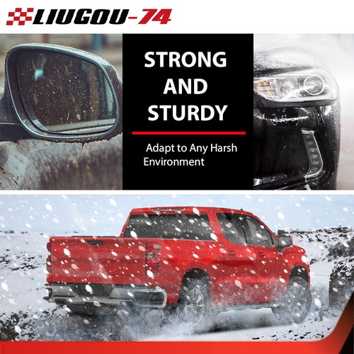 Exhaust Tips Bezels Black Fit For 2019-2024 Chevy Silverado / Gmc Sierra  - Picture 11 of 12