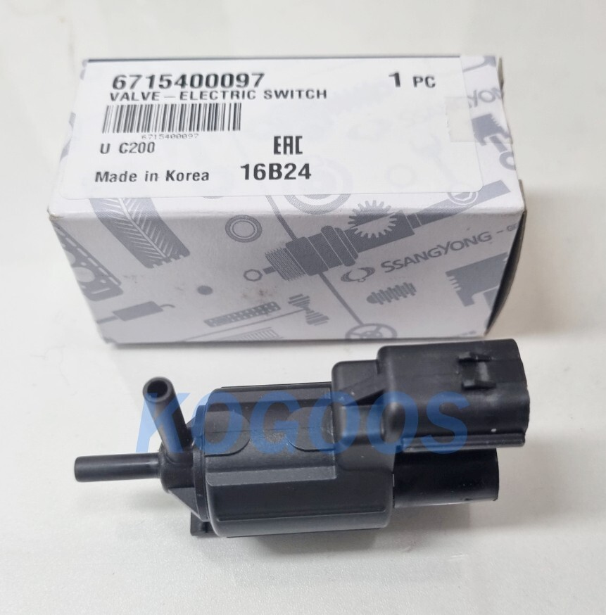 Genuine Electric Switch Valve for STAVIC/TURI,REXTON,KORANDO