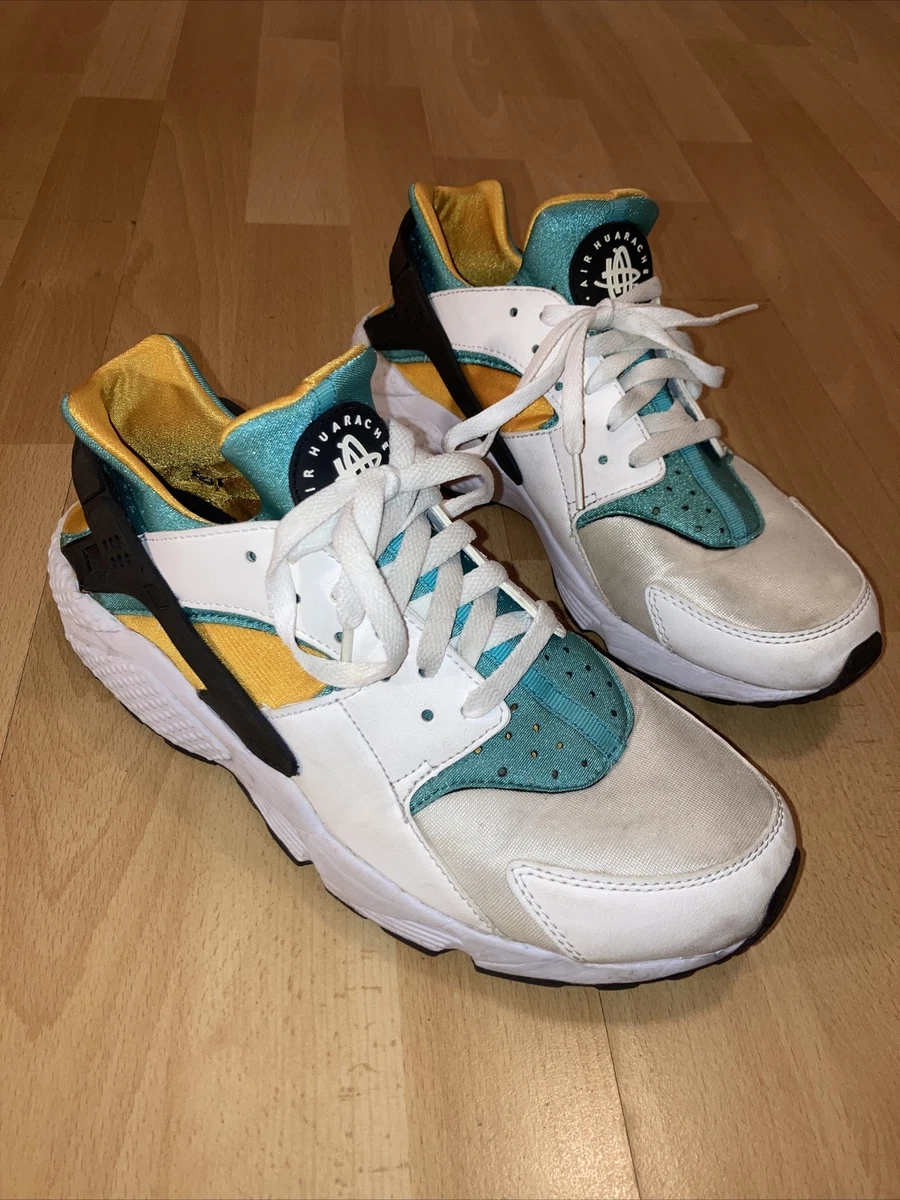 Nike Air Huarache yellow green wie neu us10 uk9 von 2015