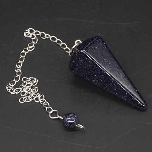 Mix Natural Gemstone Bonded Pendulum Point Pendant Healing Crystal Dowsing Tool - Picture 51 of 79