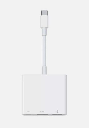 Apple MUF82AM/A USB-C Digital AV Multiport Adapter, White - Never Used! - 第 1/2 張圖片