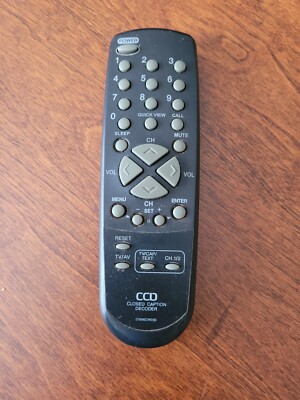 CCD Closed caption decoder tested works remote control 076N0DW010
