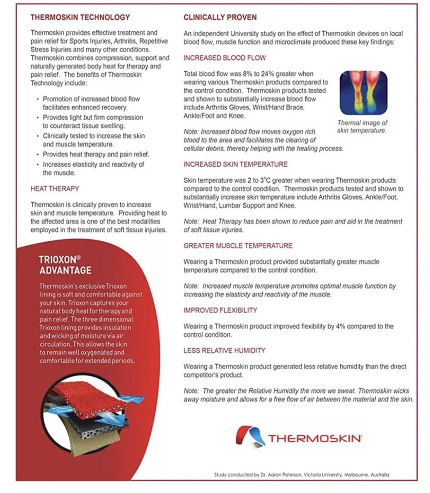 Swede-O Termopiel Deportes Doble Hombro Soporte - Talla 4XL - Beige Nuevo *89220 Foto 4 de 4