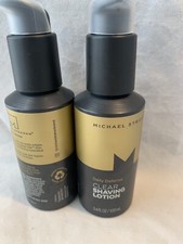 Lot of 2 Michael Strahan Daily Defense Clear Shaving Lotion 3.4oz A20-1
