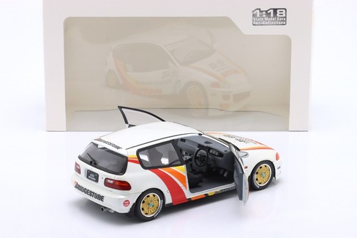 HONDA CIVIC (EG6) “Mugen Racing” 1992 White/decor - 1/18 - SOLIDO - Picture 4 of 9
