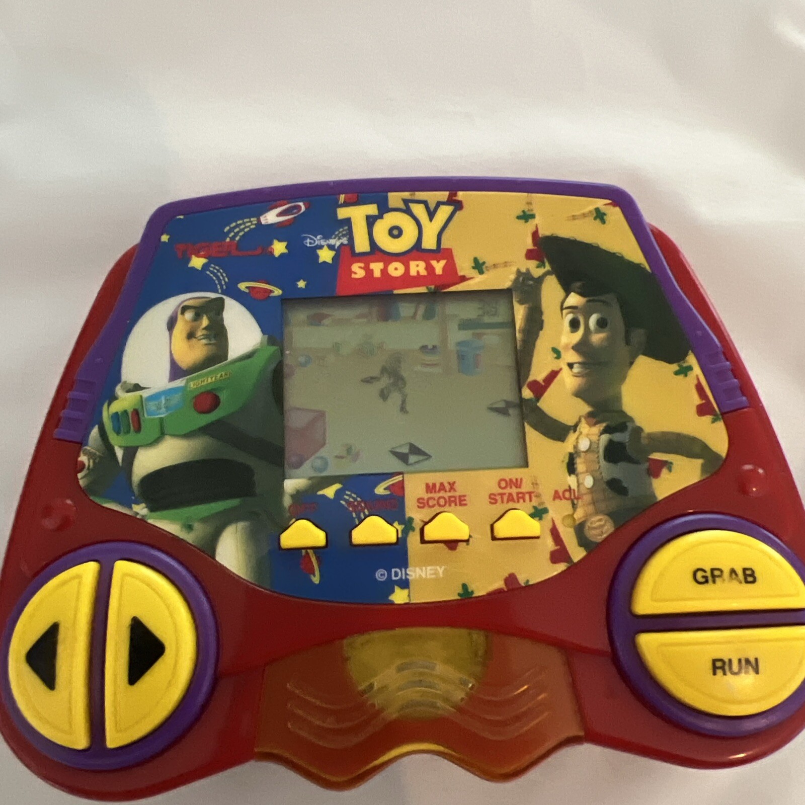 Vintage Tiger Electronics Toy Story Handheld Game 1997 Pixar Woody Buzz No Sound