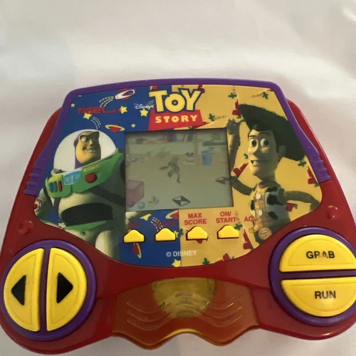 Vintage Tiger Electronics Toy Story Handheld Game 1997 Pixar Woody Buzz No Sound