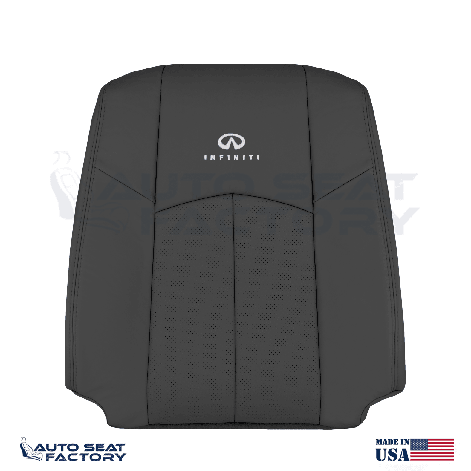 Fits 2009 2013 Infiniti G37 Sedan PASSENGER Top Perforated Leather