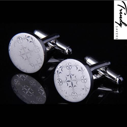MEN'S SILVER CUFFLINKS GOLD STAINLESS STEEL MENS WEDDING CUFF LINKS   - Bild 27 von 53