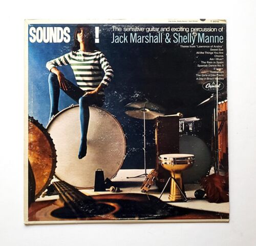 Jack Marshall & Shelly Manne - Sounds! LP, VG++, MONO, 1966 Capitol - Afbeelding 1 van 4