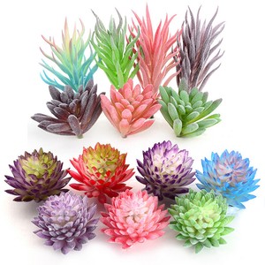 Details About Artificial Plants Succulents Mini Bonsai Lotus Garden Party Floral Home Decor