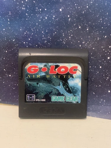 Vintage video game cartridge G-LOC: Air Battle Sega Game Gear 1991, READ USA