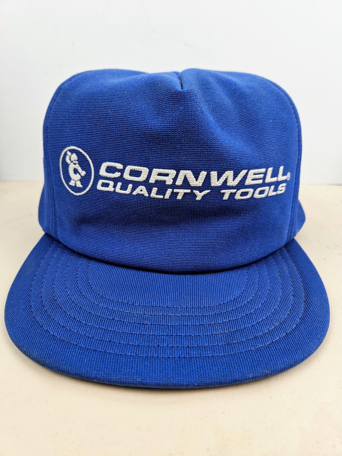 Vintage USA MADE Cornwell Quality Tools Puffy Trucker… Gem