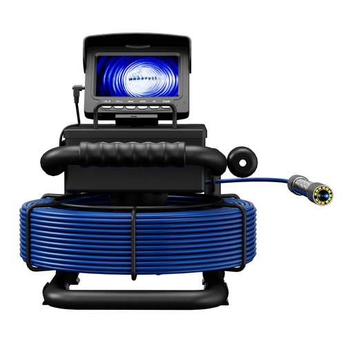 Endoscopio para cámara de inspección de tuberías de alcantarillado de drenaje DVR IP68 4,3" con tarjeta TF de 16 GB - Imagen 12 de 18