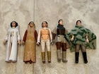 VINTAGE KENNER STAR WARS 80 83 PRINCESS LEIA LOT HOTH BESPIN PONCHO 5 FIGURE LOT