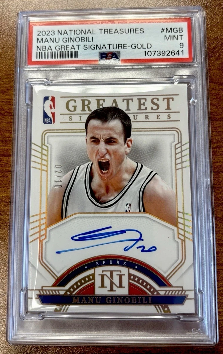 Manu Ginobili San Antonio Spurs Basketball Autographed Sports