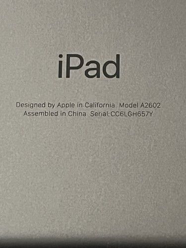 Apple iPad 9 Generation Model A2602 For Parts Or Repair. Read Description - Afbeelding 3 van 3