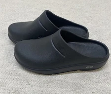 OOFOS OOclog Slip On Show Clog Women’s 7 Cushioned Black Comfort