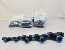Festo  QST 4,6,8,10,12  Push-In T Connectors Lot – 5 Part Numbers – 102 Pieces