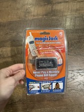 magicJack S1013 VoIP Phone Adapter USB RJ-11 Caller ID Voicemail Black