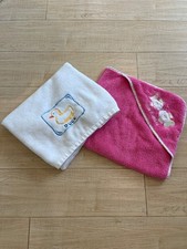 Baby Hooded Bath Towel w/ Fish Design  Kid Bath Towel w/ Duck Design