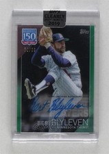 2019 Topps Clearly Authentic Green 52/99 Bert Blyleven #YBP-BB Auto HOF 06mc