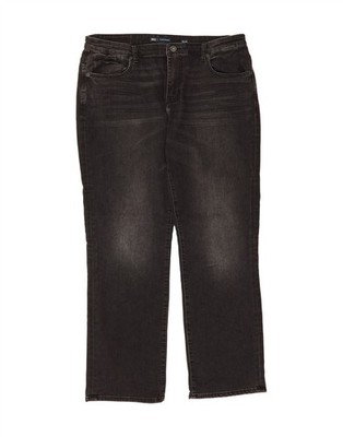 BKE Herren Tyler Straight Jeans W38 L32 schwarz Baumwolle DK12