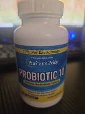 Puritan's Pride Probiotic 10 with Vitamin D to Support Immune Function 120 Count