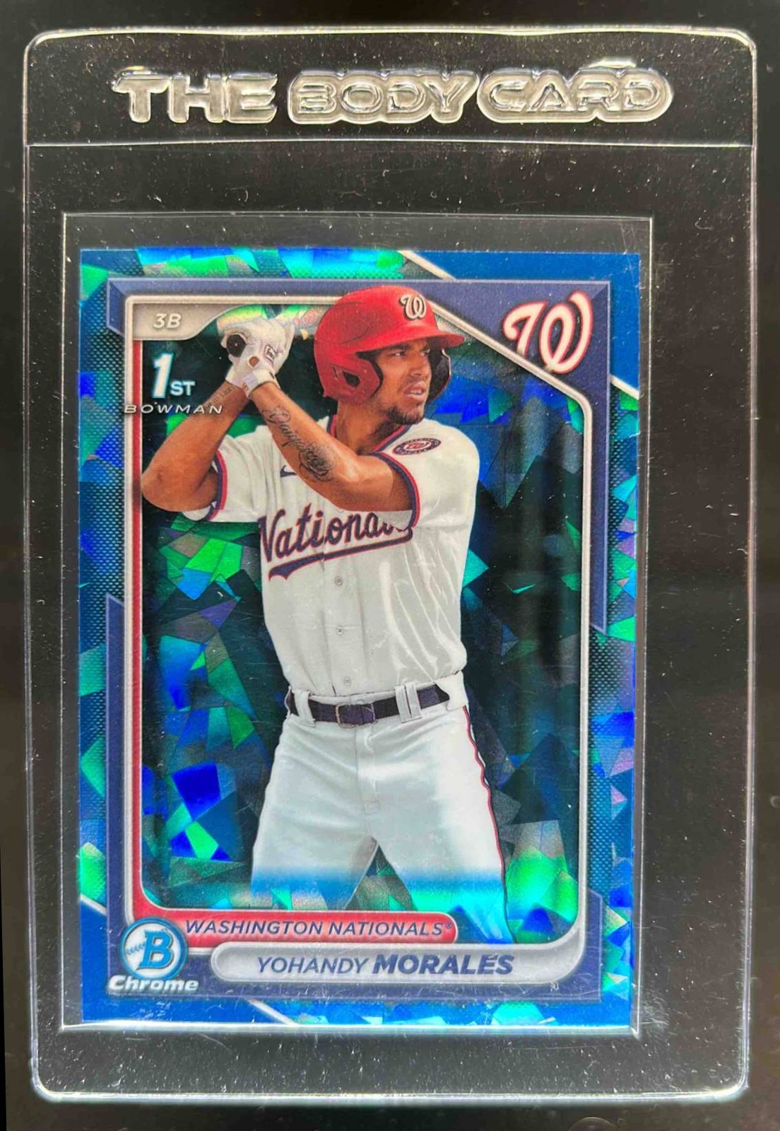 2024 Bowman Sapphire Yohandy Morales Chrome 1st #BCP-52 Nationals