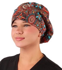 Euro Style Riley Comfort Scrub Cap - Indian Jewelry Coral