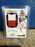 2023 PANINI FLAWLESS COLLEGIATE ZACH EVANS AUTO PATCH BLUE 1/15 ROOKIE RC JETS