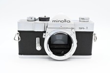 Minolta SR-1 35mm Film Camera Body, Chrome For Parts Repair