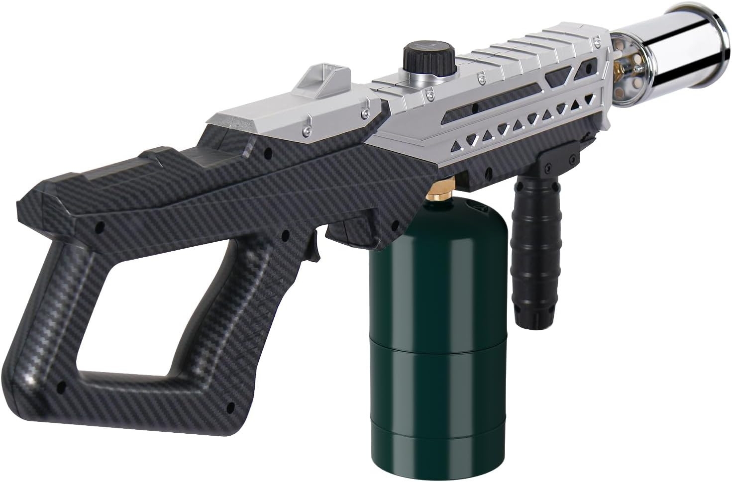 Propane Torch Head, Powerful Flame Thrower Gun, Adjustable Charcoal Lighter, Sea
