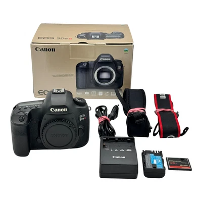 Canon EOS 5DS R DSLR Body | 50.6 MP Vollformat Profi Kamera | 24.520 Ausl. | Gut - Bild 1 von 4